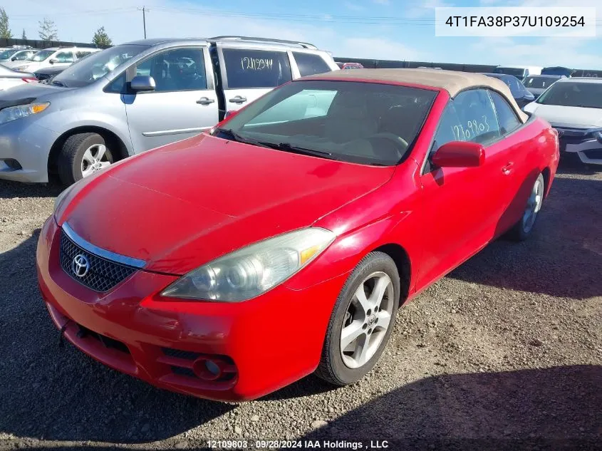 4T1FA38P37U109254 2007 Toyota Solara Sle V6/Sport V6