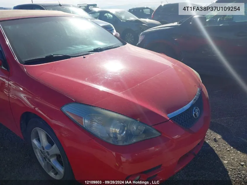 2007 Toyota Solara Sle V6/Sport V6 VIN: 4T1FA38P37U109254 Lot: 12109803