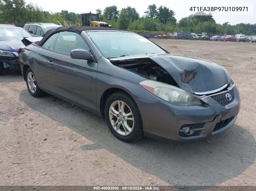 2007 Toyota Camry Solara Se VIN: 4T1FA38P97U109971 Lot: 40093580