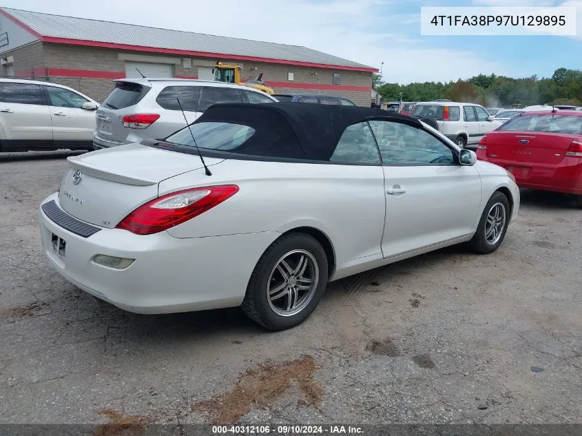 2007 Toyota Camry Solara Se VIN: 4T1FA38P97U129895 Lot: 40312106