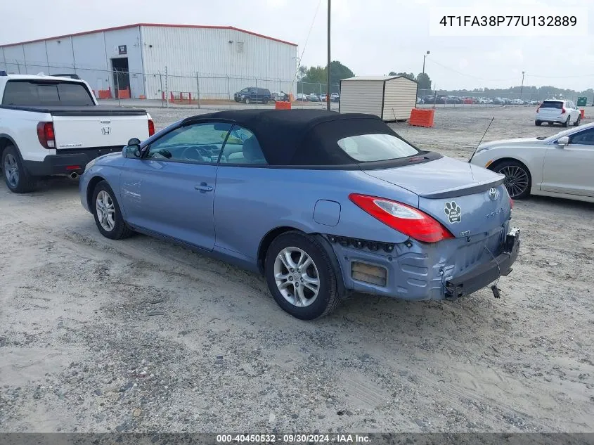 4T1FA38P77U132889 2007 Toyota Camry Solara Se