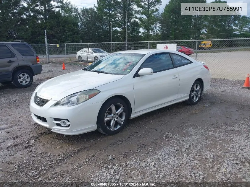 2007 Toyota Camry Solara Sport VIN: 4T1CE30P87U755991 Lot: 40487865