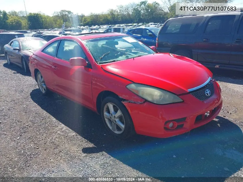 2007 Toyota Camry Solara Sle V6 VIN: 4T1CA30P77U107683 Lot: 40556533