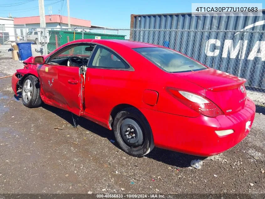 2007 Toyota Camry Solara Sle V6 VIN: 4T1CA30P77U107683 Lot: 40556533