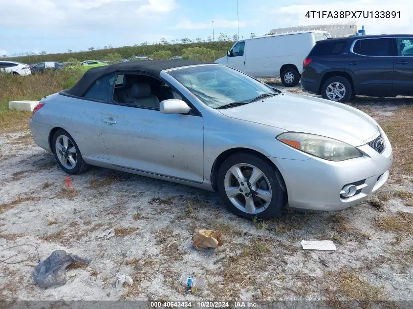 2007 Toyota Camry Solara Se/Sle VIN: 4T1FA38PX7U133891 Lot: 40643434