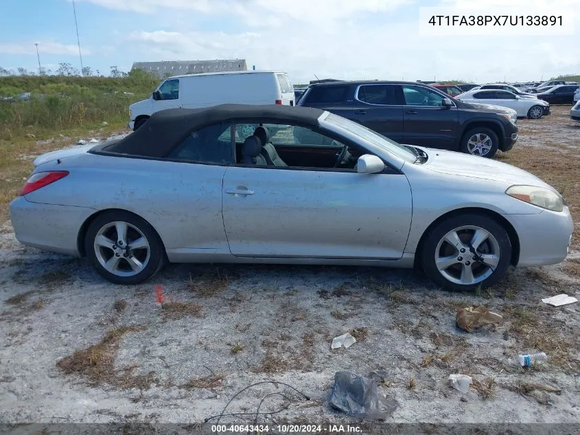 2007 Toyota Camry Solara Se/Sle VIN: 4T1FA38PX7U133891 Lot: 40643434