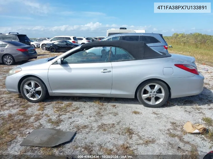 2007 Toyota Camry Solara Se/Sle VIN: 4T1FA38PX7U133891 Lot: 40643434