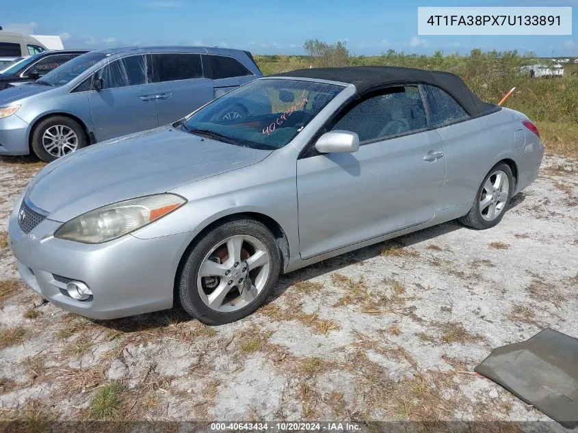 2007 Toyota Camry Solara Se/Sle VIN: 4T1FA38PX7U133891 Lot: 40643434