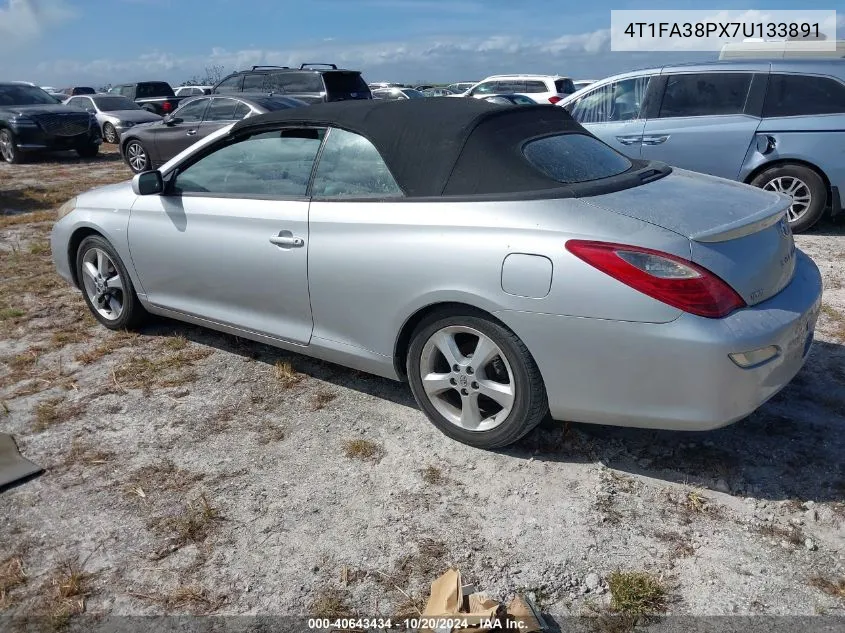 2007 Toyota Camry Solara Se/Sle VIN: 4T1FA38PX7U133891 Lot: 40643434