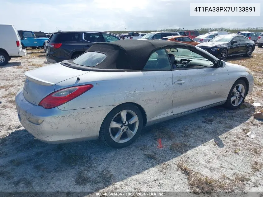 2007 Toyota Camry Solara Se/Sle VIN: 4T1FA38PX7U133891 Lot: 40643434