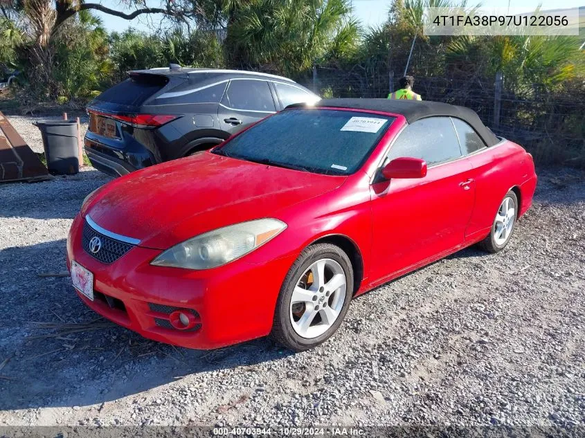 4T1FA38P97U122056 2007 Toyota Camry Solara Sle