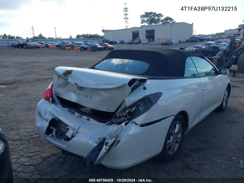 2007 Toyota Camry Solara Se VIN: 4T1FA38P97U132215 Lot: 40706429