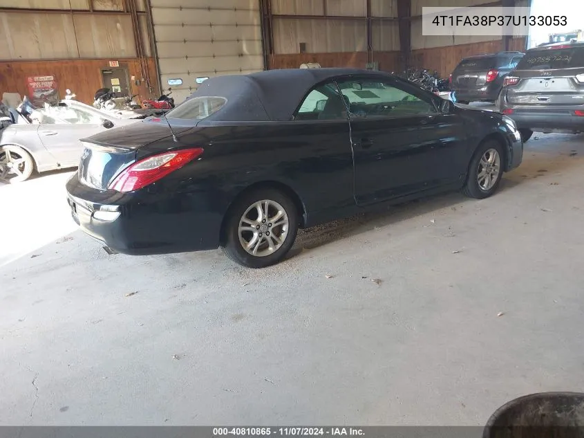 2007 Toyota Camry Solara Se VIN: 4T1FA38P37U133053 Lot: 40810865