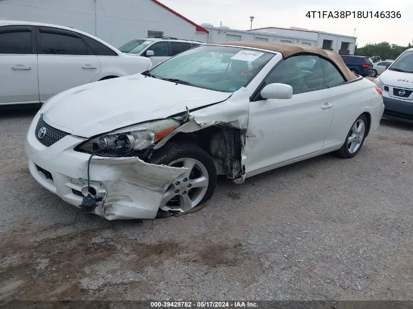 2008 Toyota Camry Solara Sle VIN: 4T1FA38P18U146336 Lot: 39429782