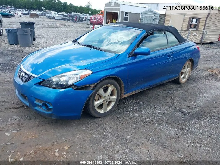 2008 Toyota Camry Solara Se/Sle/Sport VIN: 4T1FA38P88U155616 Lot: 39948153