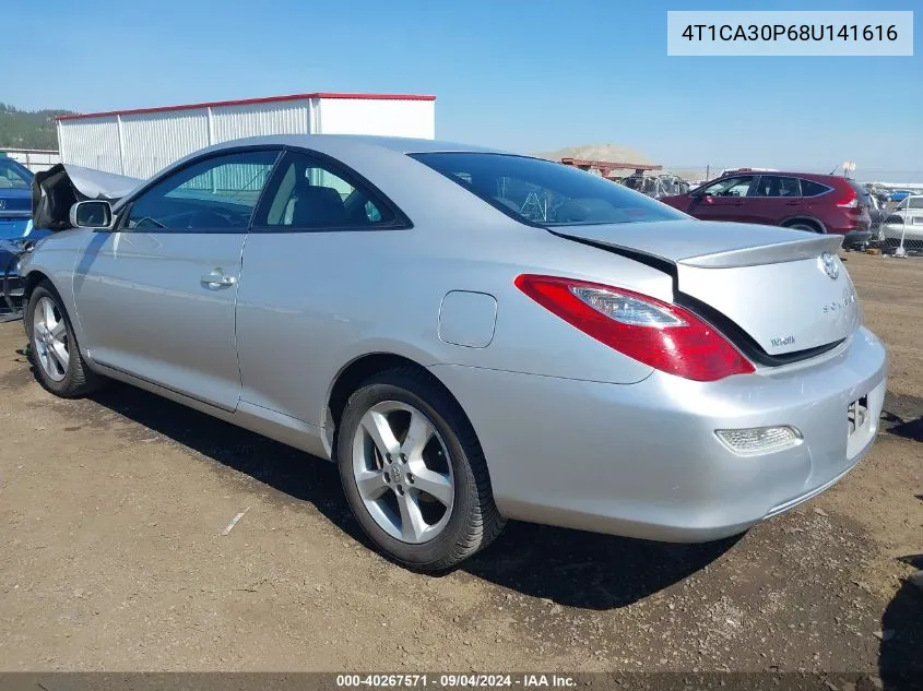 4T1CA30P68U141616 2008 Toyota Camry Solara Sle V6