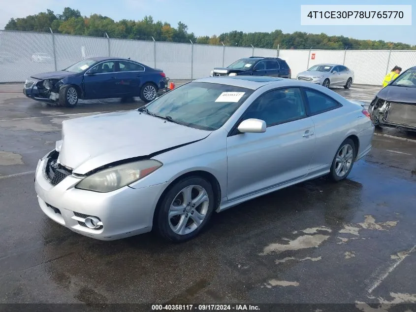 2008 Toyota Camry Solara Sport VIN: 4T1CE30P78U765770 Lot: 40358117