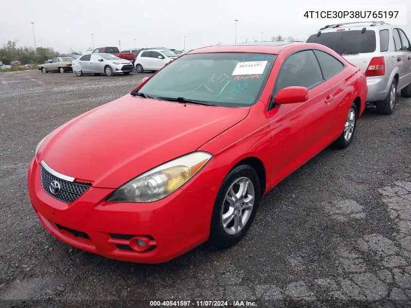 2008 Toyota Camry Solara Se VIN: 4T1CE30P38U765197 Lot: 40541597