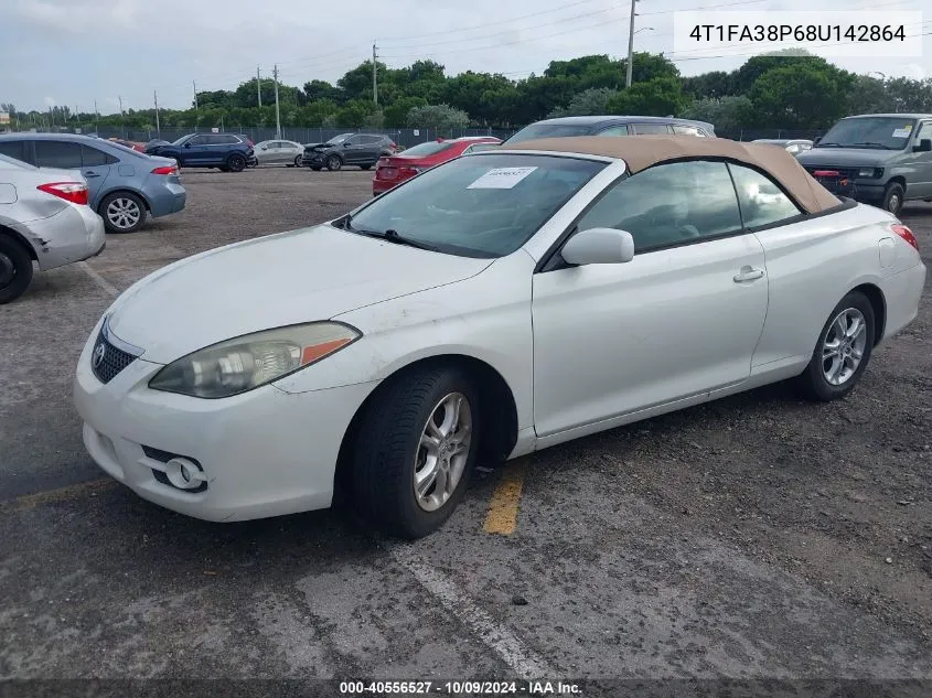 2008 Toyota Camry Solara Se/Sle/Sport VIN: 4T1FA38P68U142864 Lot: 40556527