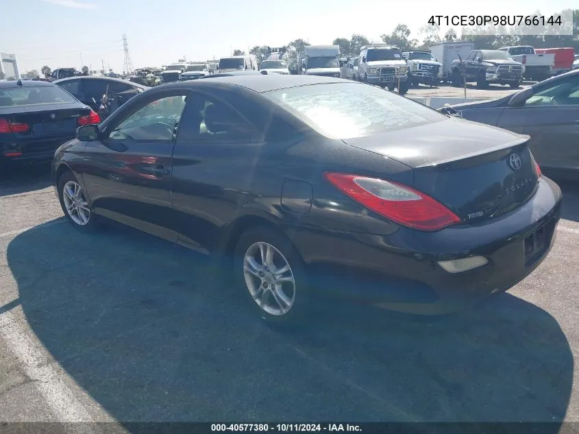 2008 Toyota Camry Solara Se VIN: 4T1CE30P98U766144 Lot: 40577380