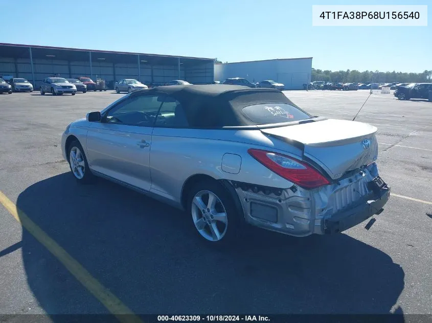 2008 Toyota Camry Solara Sle VIN: 4T1FA38P68U156540 Lot: 40623309