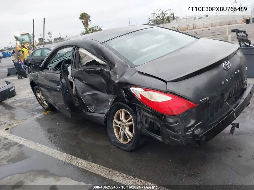 2008 Toyota Camry Solara Se VIN: 4T1CE30PX8U766489 Lot: 40625245