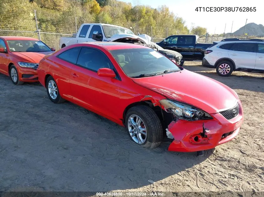 2008 Toyota Camry Solara Se VIN: 4T1CE30P38U762865 Lot: 40628880