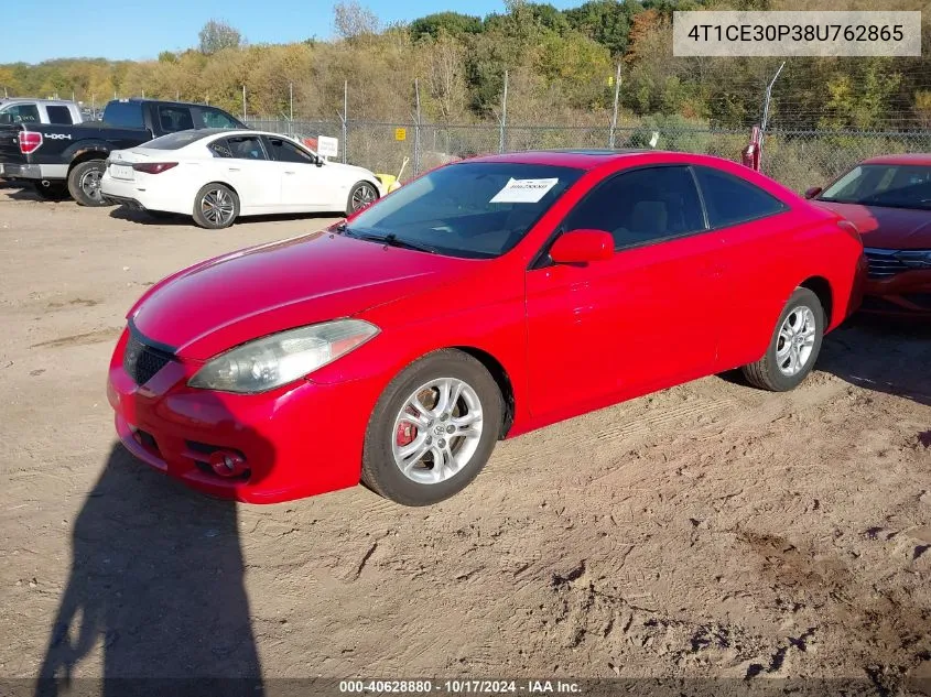 2008 Toyota Camry Solara Se VIN: 4T1CE30P38U762865 Lot: 40628880