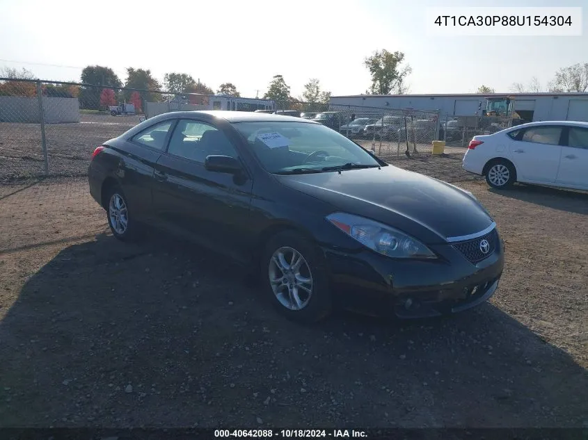 2008 Toyota Camry Solara Se V6 VIN: 4T1CA30P88U154304 Lot: 40642088