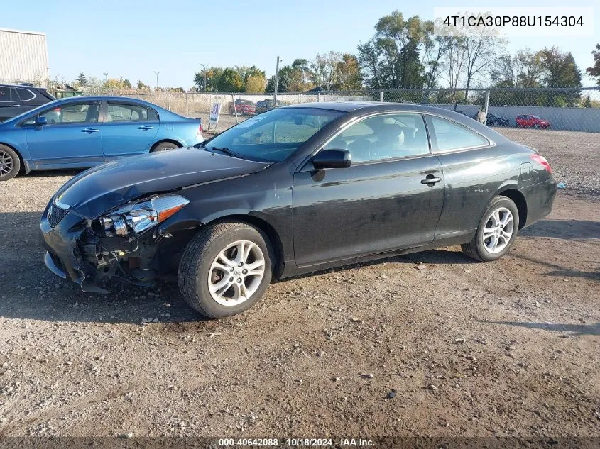 2008 Toyota Camry Solara Se V6 VIN: 4T1CA30P88U154304 Lot: 40642088