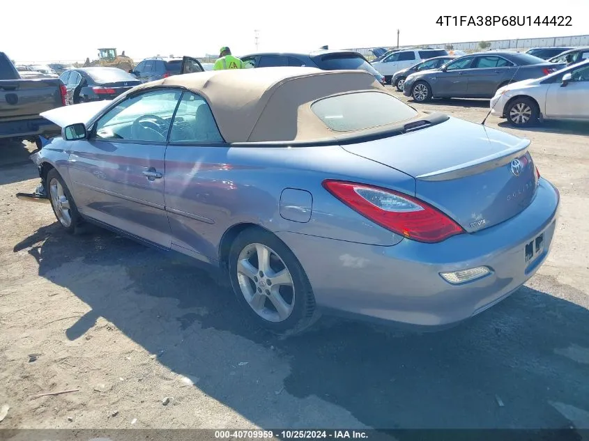 2008 Toyota Camry Solara Sle VIN: 4T1FA38P68U144422 Lot: 40709959