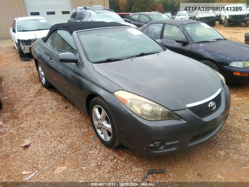 2008 Toyota Camry Solara Sle VIN: 4T1FA38P88U141389 Lot: 40712513