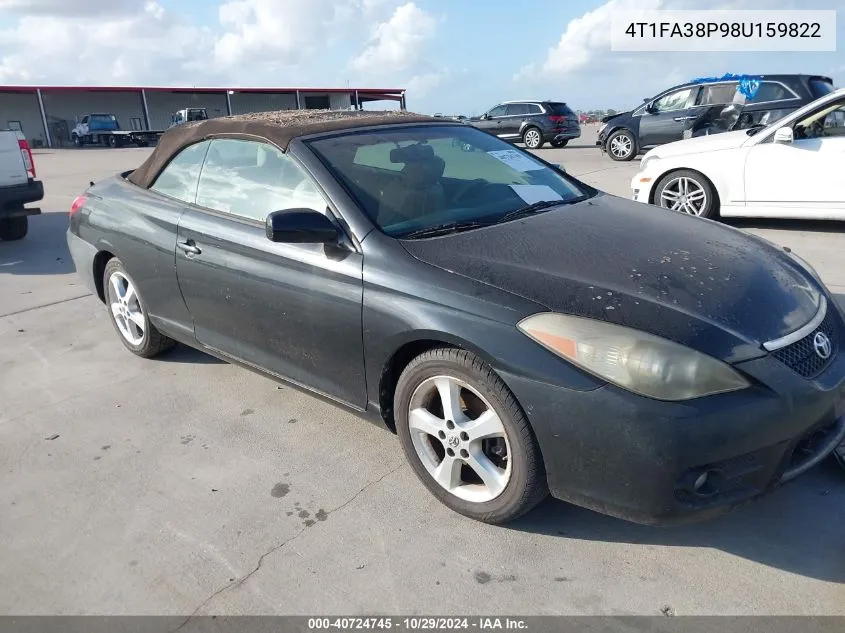 2008 Toyota Camry Solara Sle VIN: 4T1FA38P98U159822 Lot: 40724745