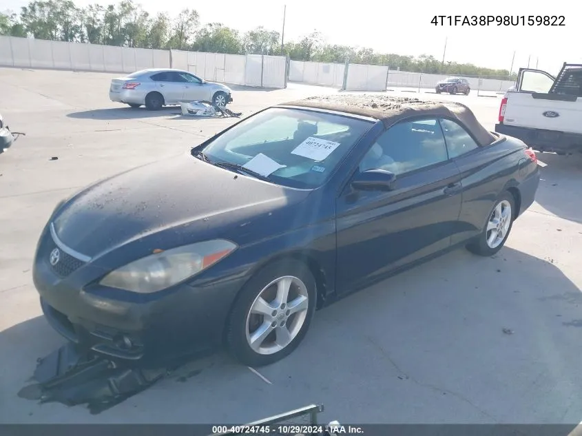 4T1FA38P98U159822 2008 Toyota Camry Solara Sle