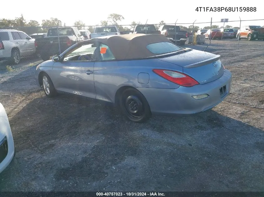 2008 Toyota Camry Solara Sle VIN: 4T1FA38P68U159888 Lot: 40757023