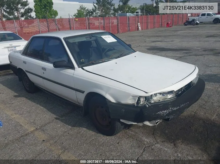 1989 Toyota Camry Dlx VIN: JT2SV21E4K3383130 Lot: 39373617