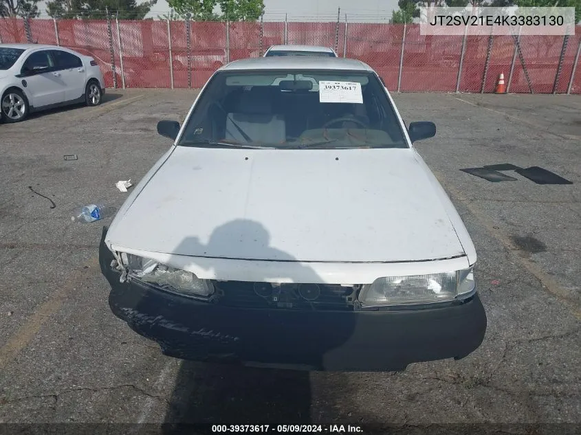 1989 Toyota Camry Dlx VIN: JT2SV21E4K3383130 Lot: 39373617