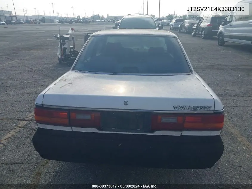 1989 Toyota Camry Dlx VIN: JT2SV21E4K3383130 Lot: 39373617