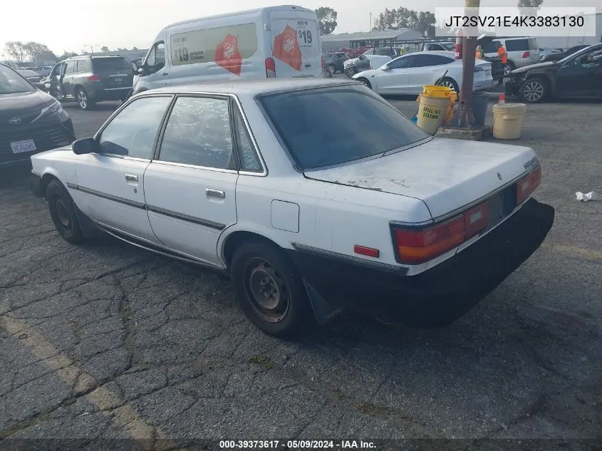 1989 Toyota Camry Dlx VIN: JT2SV21E4K3383130 Lot: 39373617