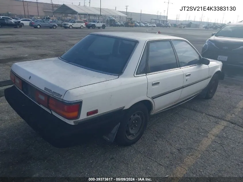 1989 Toyota Camry Dlx VIN: JT2SV21E4K3383130 Lot: 39373617