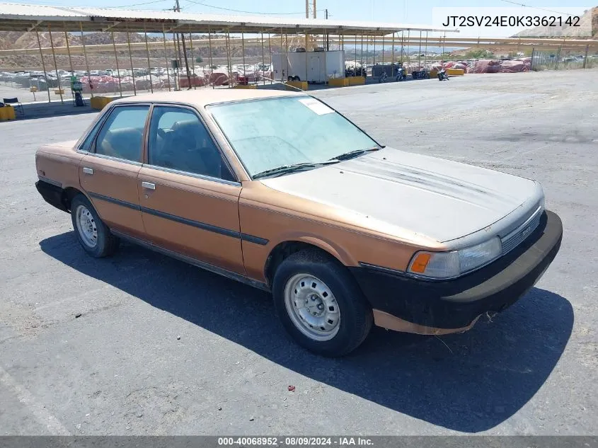 JT2SV24E0K3362142 1989 Toyota Camry