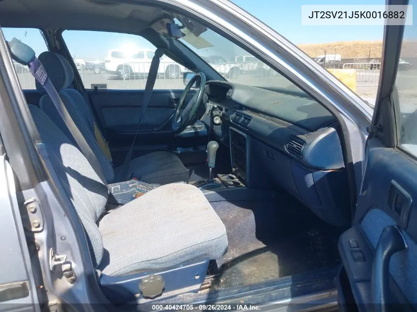 JT2SV21J5K0016882 1989 Toyota Camry Dlx