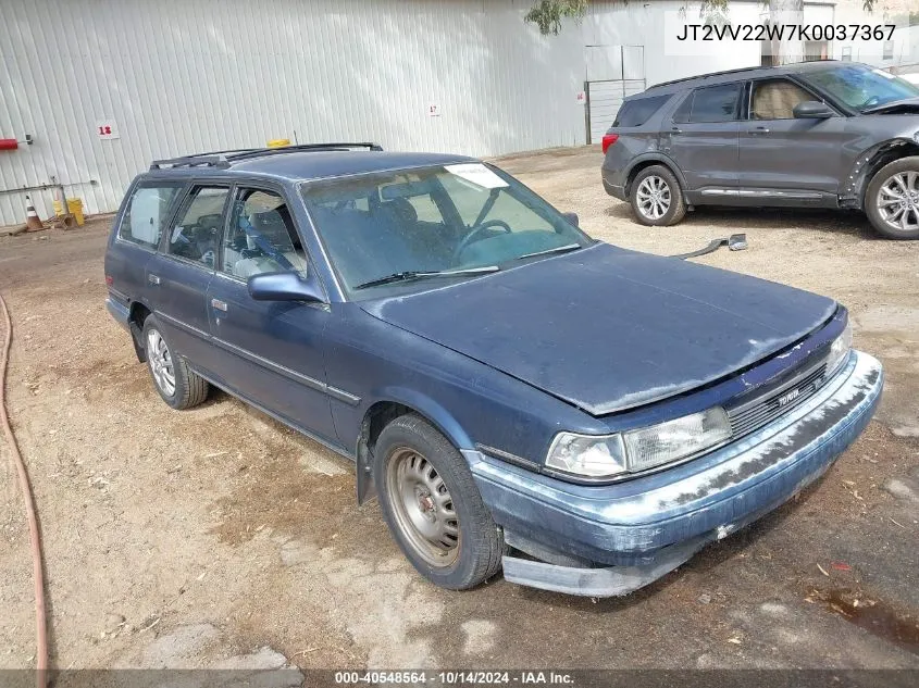 1989 Toyota Camry Le VIN: JT2VV22W7K0037367 Lot: 40548564