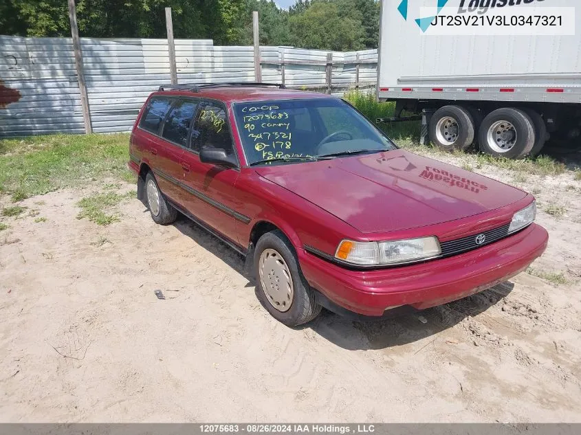 1990 Toyota Camry VIN: JT2SV21V3L0347321 Lot: 12075683