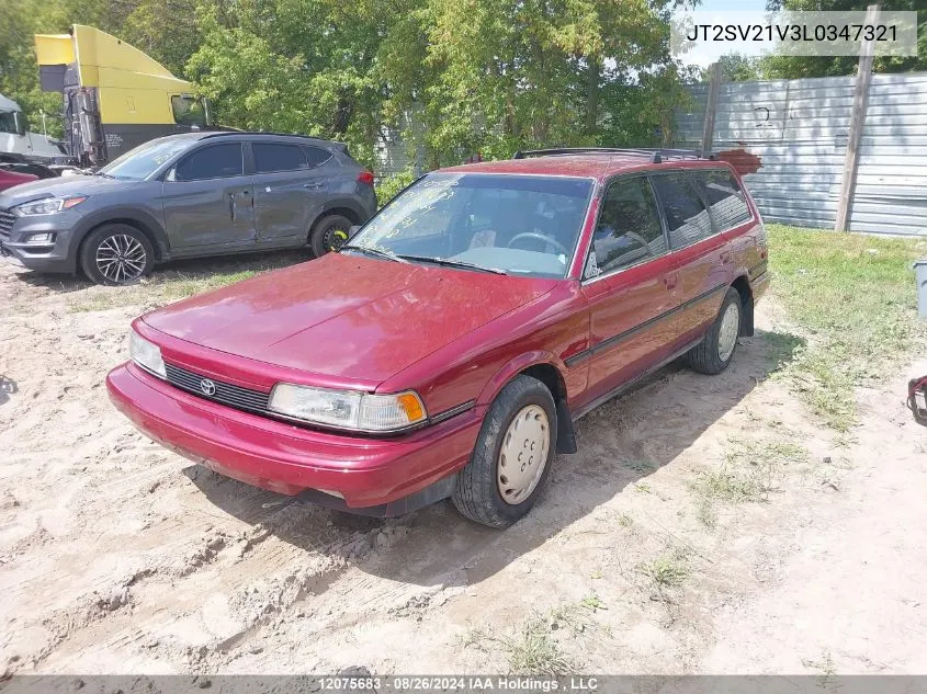 1990 Toyota Camry VIN: JT2SV21V3L0347321 Lot: 12075683