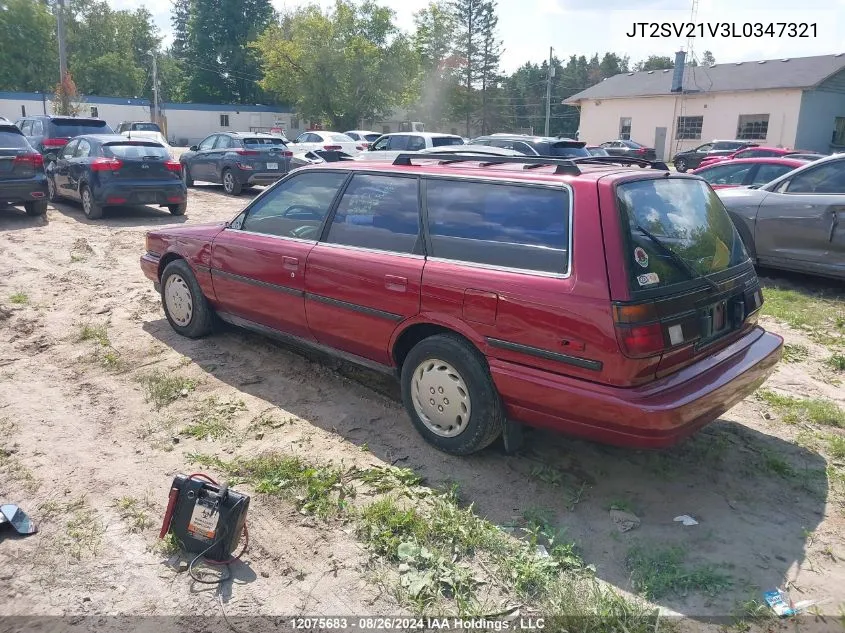 1990 Toyota Camry VIN: JT2SV21V3L0347321 Lot: 12075683