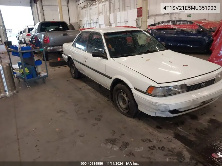 1991 Toyota Camry Dlx VIN: 4T1SV21E5MU351903 Lot: 40834986