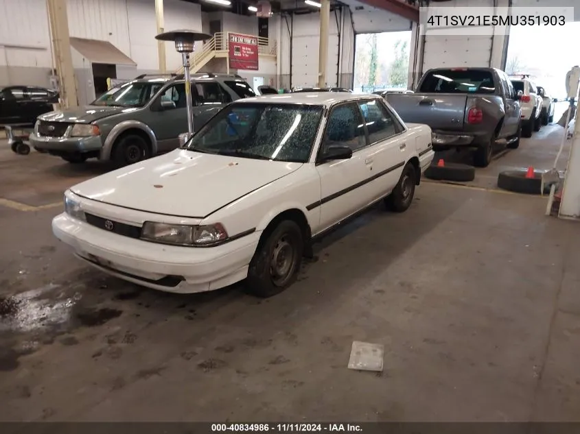 1991 Toyota Camry Dlx VIN: 4T1SV21E5MU351903 Lot: 40834986