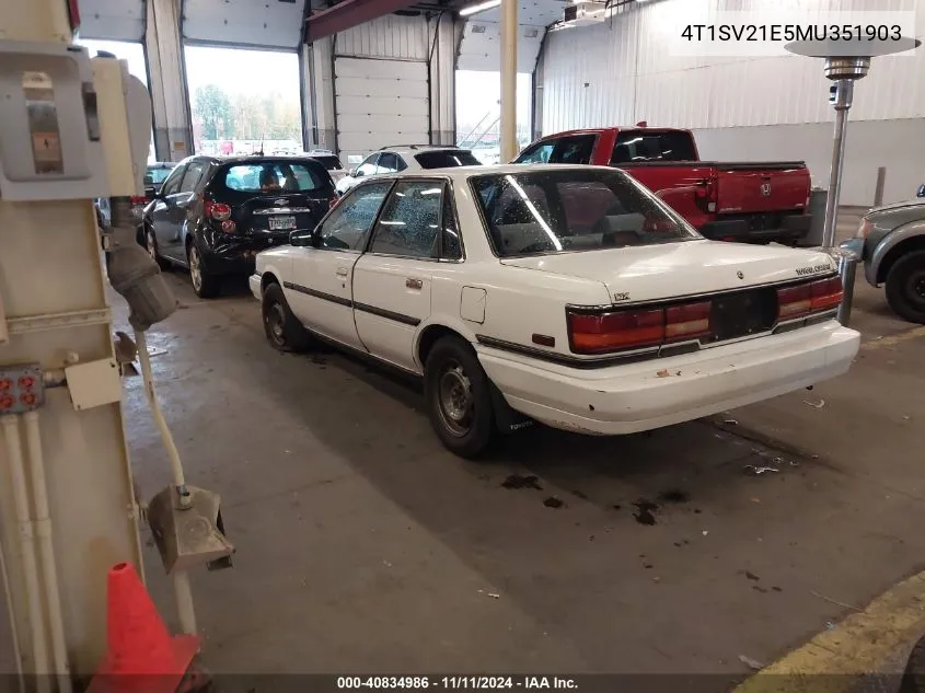 1991 Toyota Camry Dlx VIN: 4T1SV21E5MU351903 Lot: 40834986