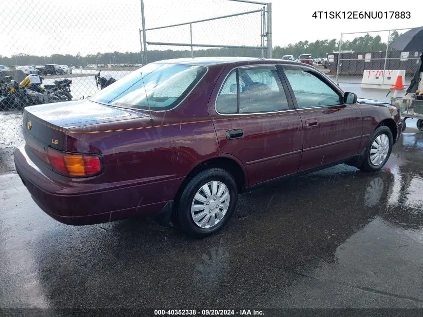 4T1SK12E6NU017883 1992 Toyota Camry Le